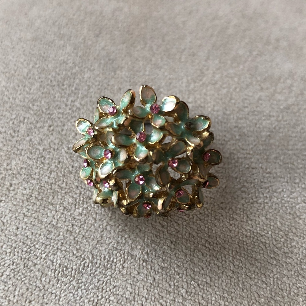 Accessorize Flower Statement Ring